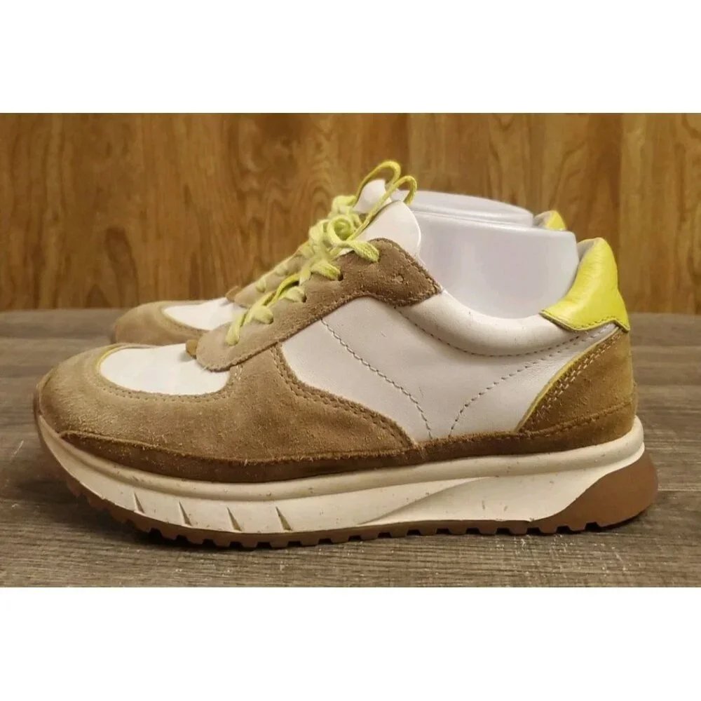 Madewell Kickoff Trainer‎ Sneakers Women’s 6.5 Brown White